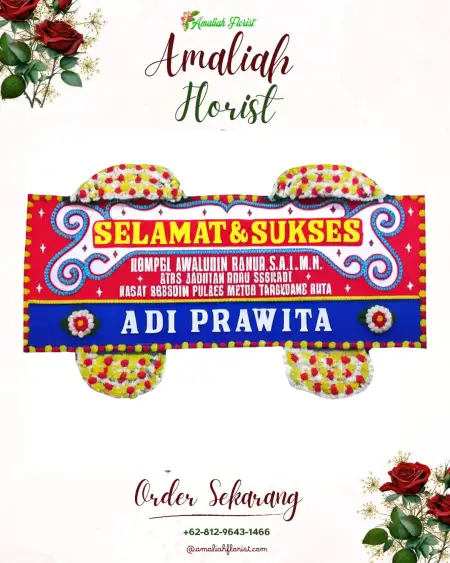 Papan Bunga Ucapan Selamat Sidapurna